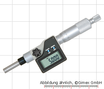 Dig.-Einbau-Messschrauben, IP65, 0 - 50 mm