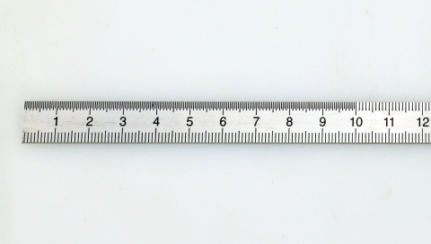S343: Maßstab, 200 mm x 13 x 0,5 mm, 1er Packung