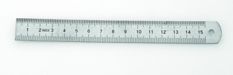 S344: Maßstab, 200 mm x 19 x 1 mm, 1er Packung