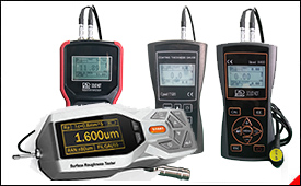 Roughness and thickness gauge