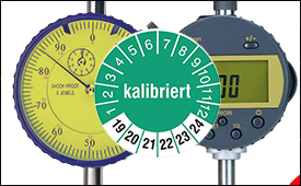 Kalibr. von Messuhren etc.