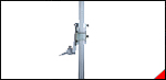 Height and marking gauge with magnifier