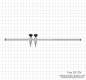 Preview: Steel beam compass,  500 mm