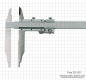 Preview: WS-Messschieber mit Spitze, Spezialstahl, 300 x 60 x 0,05 mm