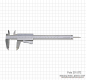 Preview: Taschen-Messschieber TOP, 150x0,05 mm, Momentf.