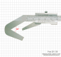 Preview: 3-point vernier caliper 4 - 40 mm