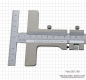 Preview: Präzisions-Anreiß-Messschieber, 250 mm