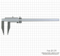 Preview: WS-Messschieber, ohne Spitze, leicht, 300 x 100 x 0,05 mm