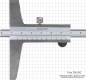 Preview: Depth vernier caliper, 200 x 100 mm, 0.02 mm