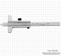 Preview: Prec. depth vernier calipers with needle point  80 x 50 mm
