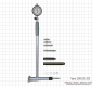 Preview: Internal measuring instrument, 250 - 450 mm