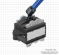 Preview: Magnetic dial supports with central clamping and lamella base