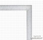 Preview: Carpenter’s steel square 35 mm width, stainless, 800 x 320 mm