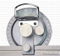 Preview: Universal bevel protractors, with magnifier, TOP,  150 mm
