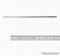 Preview: Maßstab, INOX, biegsame Ausführung,  500x18x0,5 mm