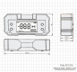 Preview: Digital level, 4 x 90°, with spirit level