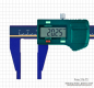 Preview: DIGITAL-MESSSCHIEBER AUS ALUMINIUM 150 mm