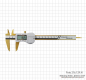 Preview: Digital pocket calipers 3V, 150 mm (Tin coated)