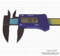 Preview: Dig.-Taschen-Messschieber Fiberglas, 150 mm