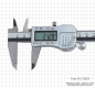Preview: Digital caliper, 150 mm (round bar)