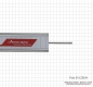 Preview: Dig.-Taschen-Messschieber, 150 mm, ABS, rund