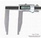Preview: Digital control caliper, 1500 x 300 mm