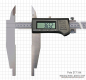 Preview: Dig.-WS-Messschieber mit Spitzen IP66, 500 x 150 mm