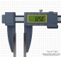 Preview: Dig.-WS-Messschieber aus Kohlenstofffaser, 2000 x 300 mm - IP 65