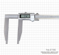 Preview: Dig.-WS-Messschieber,  500 x 150 mm