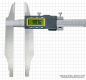 Preview: Dig.-WS-Messschieber mit Spitzen IP65, 1000 x 200 mm