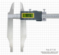 Preview: Dig.-WS-Messschieber mit Spitzen IP65, 300 x 90 mm