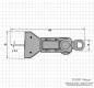 Preview: Digital-Tiefenmesstaster 25 mm, aus Kunststoff