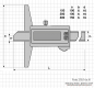 Preview: Digital depth caliper 150 mm, IP 67