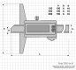 Preview: Digital depth caliper 200 mm, IP 67