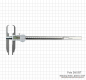 Preview: Dig.-WS-Messschieber mit Spitzen,  500 x 150 mm