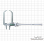 Preview: Dig.-WS-Messschieber mit Spitzen,  500 x 150 mm