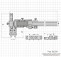 Preview: Digital caliper for hole center distance 500 mm