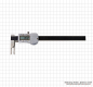 Preview: Digital caliper with inside jaws 5 - 150 mm