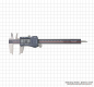 Preview: Digital caliper 3 - 150 mm, with small jaws, ABS