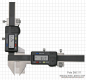 Preview: Digital gear thickness gauge, M5 - 50