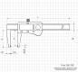 Preview: Digital caliper for brake-discs, 0-50 mm