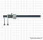 Preview: Digital universal caliper 300 x 100 mm, with hole 5 mm, without meas. tips
