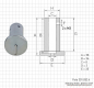 Preview: Dig.-Tiefenmessuhr 0 - 20 mm, mit rundem Anschlag 25 mm