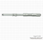 Preview: Innen-Quernuten-Mikrometer, 0 - 25 mm, D 13,0 mm