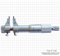 Preview: Inside micrometer with round measuring face,   5 - 30 mm