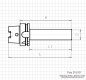 Preview: Checking mandrel HSK-A for concentricity, HSK-A40-D25-L200