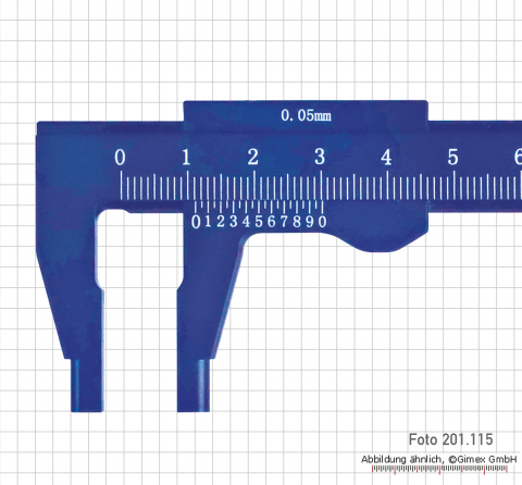 Caliper made of aluminium 70 mm