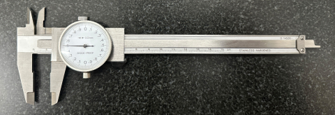 Uhren-Messschieber “TOP”, 150 x 0,02 mm