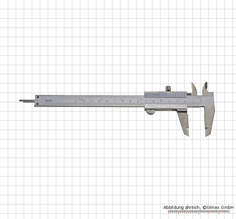 Taschen-Messschieber für Linkshänder, 150 mm, Schraubenf.