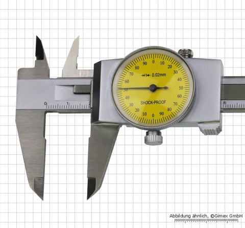 Uhren-Messschieber “TOP”, 300 x 0,02 mm